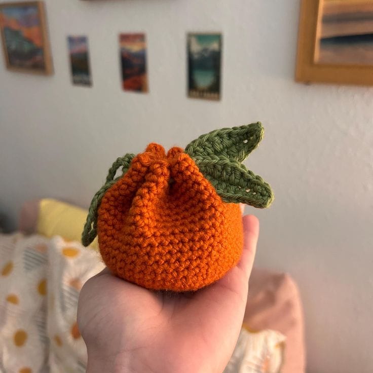 Orange/ lemon pouches
Handmade