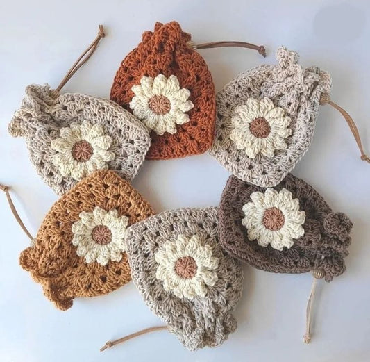 Orange/ lemon pouches 
Handmade