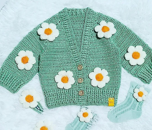 Daisy Crochet Sweater